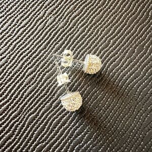 Judith Jack Pave & Sterling Silver Stud Earrings